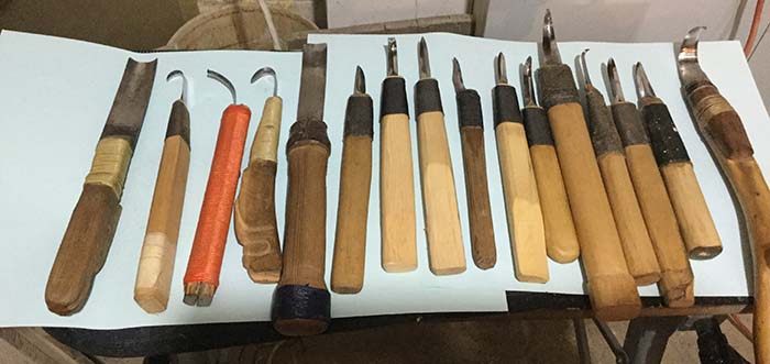 crafted aboriginal knives
